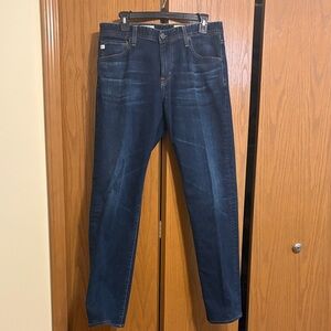 Ag Adriano Goldschmied Dark Indigo Slim Jeans